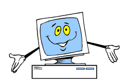 shitty 90s happy computer gif